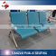 3-seater PU moulded foam waiting chair