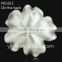 white resin flower artificial plastic flower jewelry accessories girl dress patterns in bulk-613