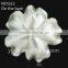 white resin flower artificial plastic flower jewelry accessories girl dress patterns in bulk-613