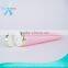 Plastic cosmetic tube with flip-top cap