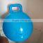 25cm size inflatable pvc bouncing hopper ball for kids with handle