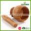 Custom Bamboo Garlic Pot and Tool,wood Mortar Pestle