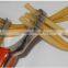 Hot Selling outdoor Handle Hunting slingshot Toy rubber sling shot Catapult +4pcs Pinball