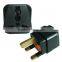 Factory Supply Standard 3 Pin UK Plug AC Power Adapter With Safety Shutter Travel