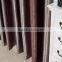 cationic brown striped blackout curtain