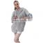 2015 New Designer Women Two-Tone Snuggle Fleece Plus Size Hooded Cardigan For Ladies