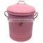Power Coated Steel recycling trash containers