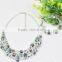 Newest Design Green Irregular Shell Multi-layer Necklace Crystal Bead Jewelry Set