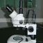 MVV3000FA USB digital microscope camera equipped with a flexible C-mount parfocal adapter and relay lens