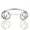 Wholesale Unisex Magnetic Rose Gold Open Bangle Jewelry Straitjacket Bracelet for Women
