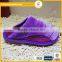 2015 new product high quality purple cheap woman warm winter slipper