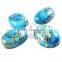 18x25mm Oval Blue Imperial Jasper Cabochon Beads,gemstone Pendant Cabochon Stone Beads Set for Earrings,rings,necklace 4120023