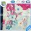 2016 fashion flower pattern polyester twill bedding hometextile fabric
