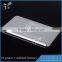 Laser engrave logo custom 15cm clear luggage tag loop
