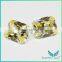 Free Sample Gemstone Wholesale Octagon Cut Cubic Zirconia,Synthetic Light Lellow Stone