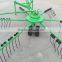 Tractor 3 point connection rotary wheel hayrake wheel hay rakes used to pick up straw and corn stover