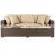 Outdoor Wicker Patio Furniture Sofa 3 Seater