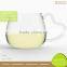 Double Layers Big Milk Mug with Non-slip Silicone Bottom
