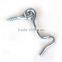 Safety gate zinc plated hook with screw eyes-2-pack