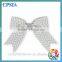 cute kids hair accessories green cheer bow/hair clips for girls