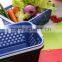 Wholesale small plastic basket/multi-purpose plastic basket with hole
