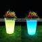LED large garden flower pots blue /led flower pots plastic liners flower pots hanging flower pot