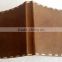 Handmade tan color plain big stitch leather notebook