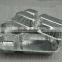 Oven and microwave safe flight meal aluminum tray with compartments