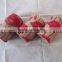 jute printed burlap rolls 5'' wide 10 yards long for Christmas and party