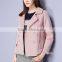 Latest Design Double Breasted Woolen Cashmere Short Coat Women