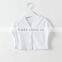 Kids t-shirt wholesale V-neck short sleeve summer sunscreen tops