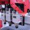 4 axis cnc router multi spindle 3d China cnc drilling milling engaving cutting machine with HQD air cooling spindle