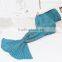 2017 latest arrival zigzag knitting pattern crochet knit fish tail blanket