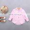 S33436W Girls blouses Kids clothes Turn-down Embroidery all-match collar Blouses