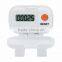 Pedometer - has laser-tuned pendulum movement, unit flips down for easy viewing and comes with your logo