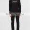 100% Cotton long sleeve high neck sweatshirt custom print fashion sweatshirt men 2016