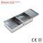 304 Stainless steel material kitchen handmade sink on sale for hotel JY-1165L1