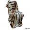 Faux fur fleece blanket Animal Skins thick mink fleece blanket adult blanket