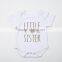 Summer 13 Colors Solid Color Gold Stamp Letters Designs Toddler Rompers For 0-24 Months In Stock