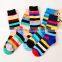 WH-123 new 2017 colorful happy crew animal dress socks for men and women with cheap price