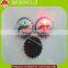 round plastic led pin with safety pin badge