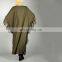 Newest Muslim Women Clothing Moroccan Kaftan Ladies Duabi Abaya Dress Jilbab Islamic Outwear Tassels cotton
