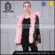 China factory used pink fur coats womens fur jacket