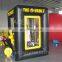 high quality cheap cube inflatable money Grabber Machine booth for Advertisement