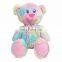 Fluffy Jumbo colorful rainbow teddy bear plush custom toy
