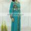 African Abaya Kaftan Dress Plain Net Yarn Dress Latest Abaya Designs Muslim Women Long Abaya