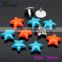 high quality cheap colorful star shape metal spike stud for jean shoe and garment
