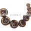 2016 new hot black,blue,brown thin resin pattern button