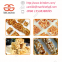 Popular Snack Groundnut Brittle Making Machine with Less Loss for Sale