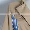 Lapel Collar long Sleeve Striped Split high waist Loose Windbreaker Women